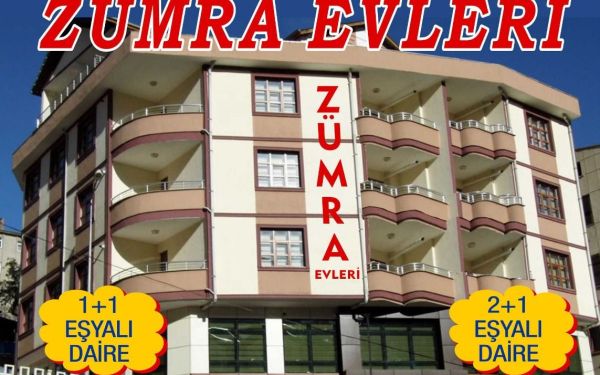 Gümüşhane merkez Zümra Evleri yeni bina dış görünümü ve konumu